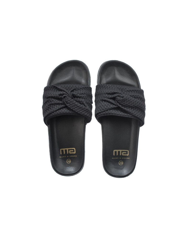 Дамски чехли в черно от Marc & André