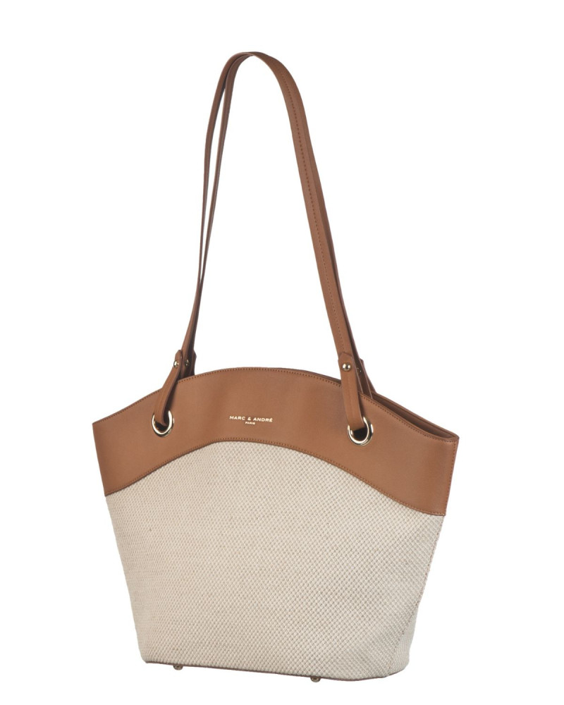 Лятна чанта Бежово/Кафяво от Marc & Andre