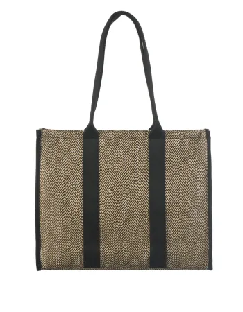 Лятна чанта в тъмно бежов цвят