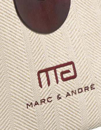 Елегантна чанта с овални дръжки в  бежов цвят Alize