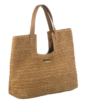 Лятна плетена чанта Hobo