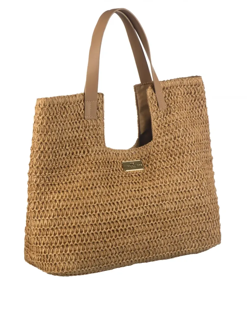 Лятна плетена чанта Hobo