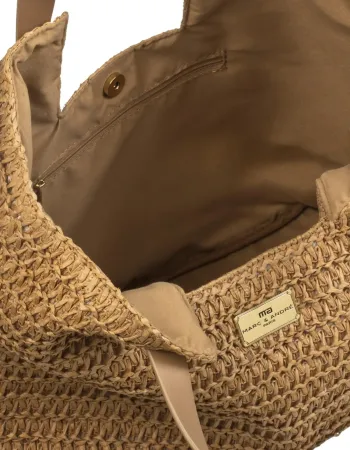 Лятна плетена чанта Hobo