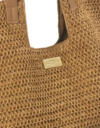 Лятна плетена чанта Hobo