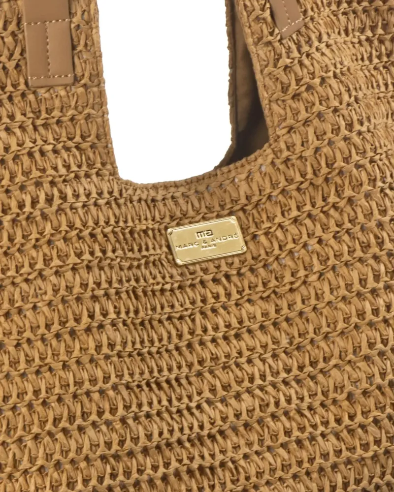 Лятна плетена чанта Hobo