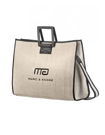 Елегантна лятна чанта в кремав цвят