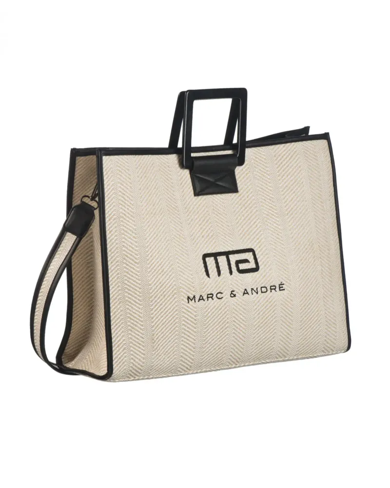 Елегантна лятна чанта в кремав цвят