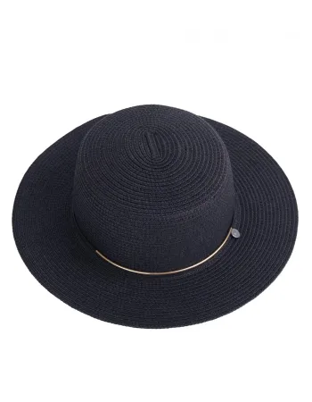 Лятна шапка в черен цвят Canotier