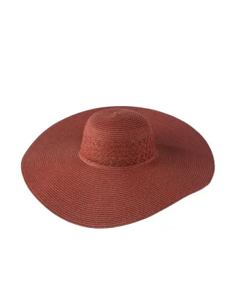 Шапка с широка периферия в керемиден нюанс Solaris