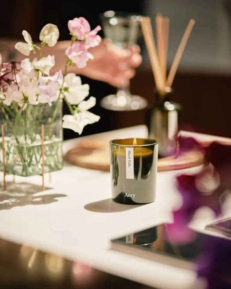 Ароматна свещ за дома Black Oak 200g