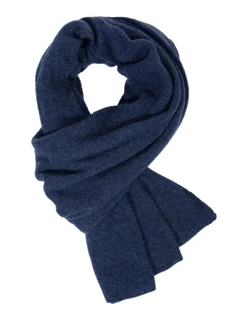 Шал от 100% кашмир Weightless Luxury син