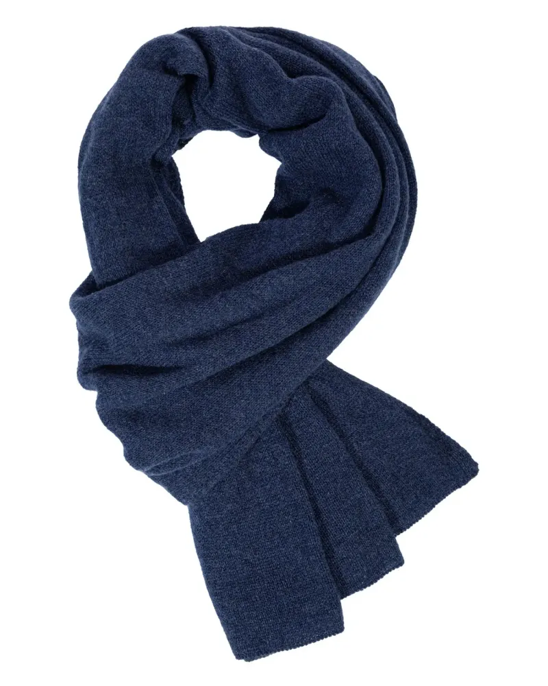 Шал от 100% кашмир Weightless Luxury син