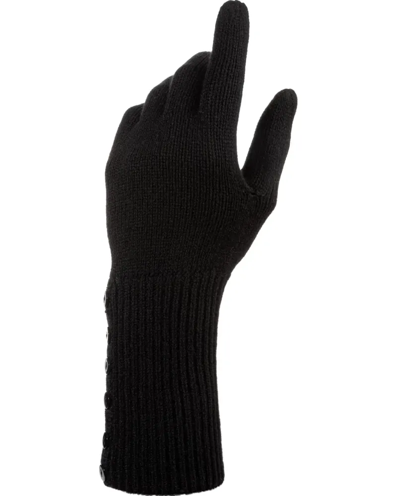 Черни ръкавици от 100% кашмир Weightless Luxury