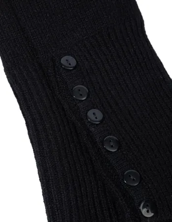 Черни ръкавици от 100% кашмир Weightless Luxury