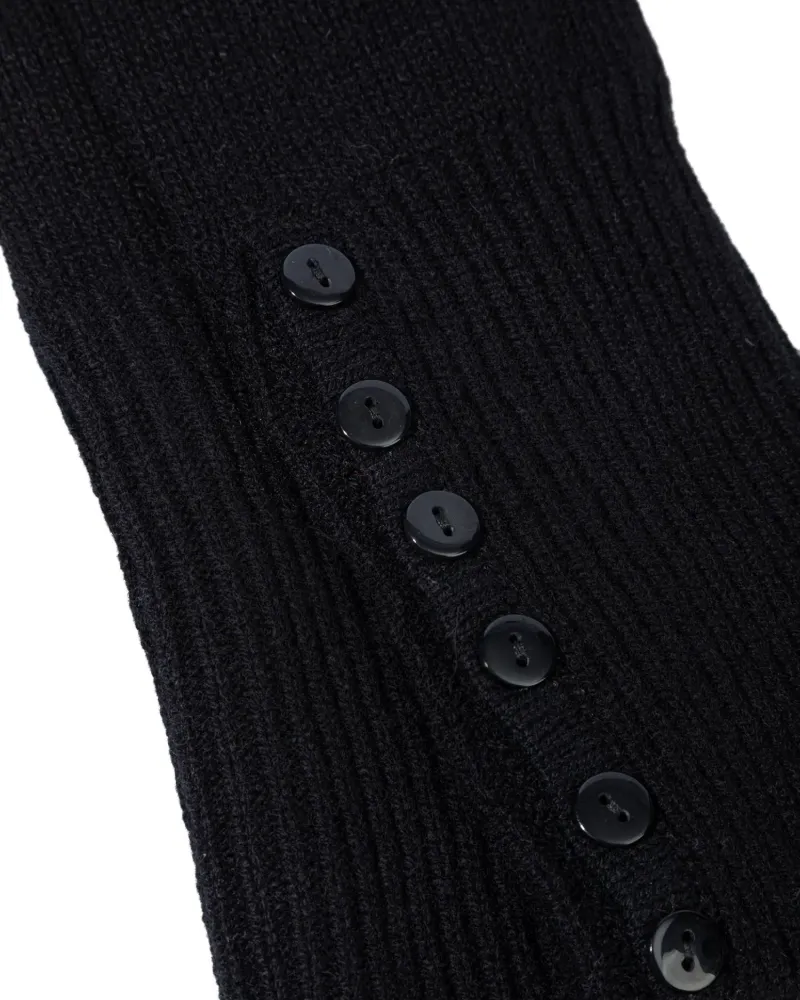 Черни ръкавици от 100% кашмир Weightless Luxury