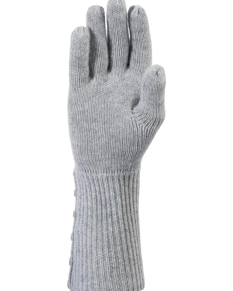 Сиви ръкавици от 100% кашмир Weightless Luxury