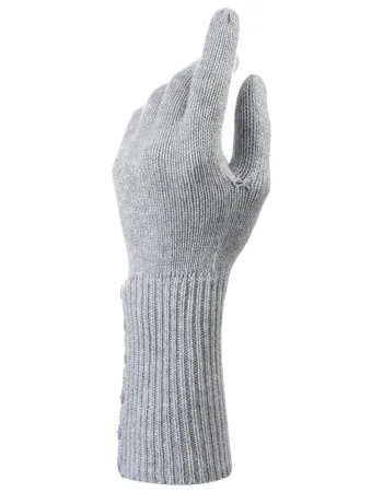 Сиви ръкавици от 100% кашмир Weightless Luxury