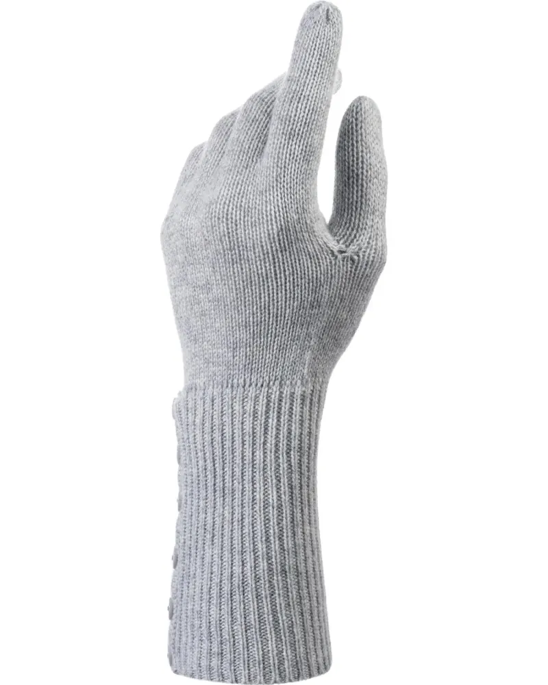 Сиви ръкавици от 100% кашмир Weightless Luxury