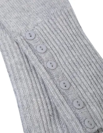 Сиви ръкавици от 100% кашмир Weightless Luxury