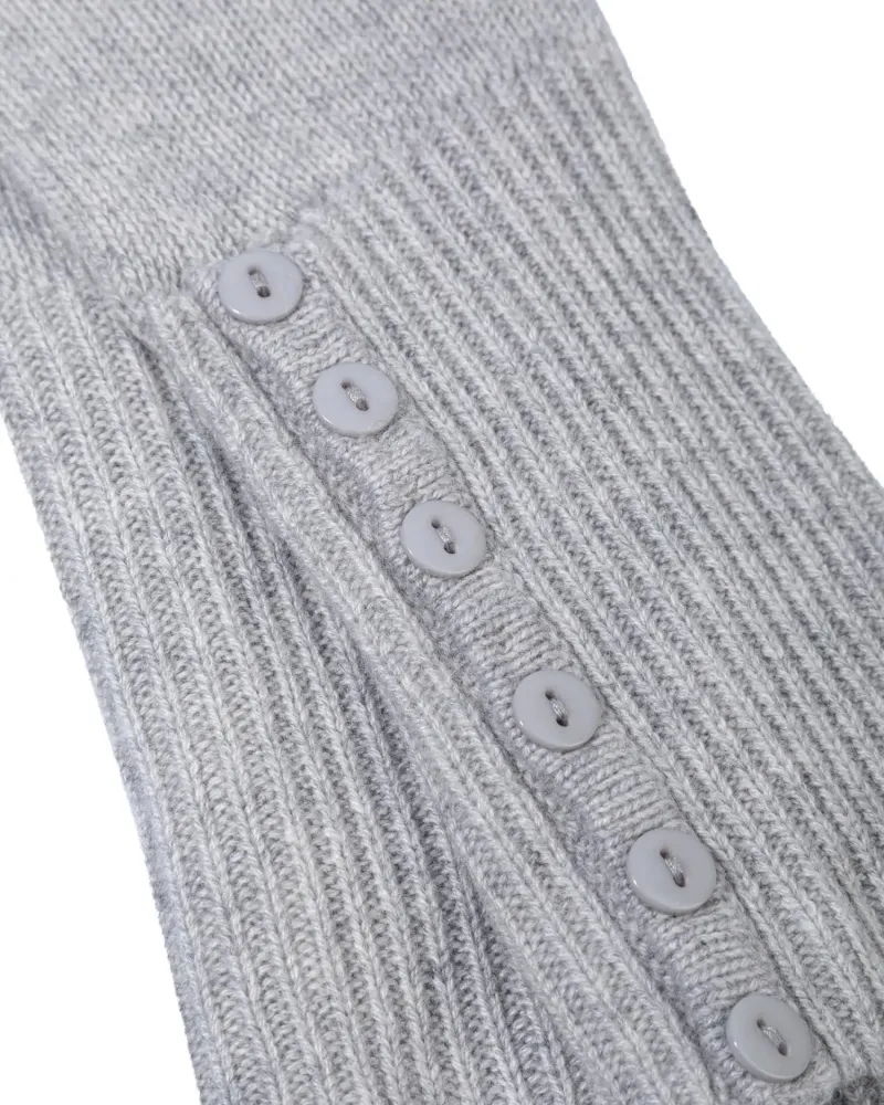 Сиви ръкавици от 100% кашмир Weightless Luxury