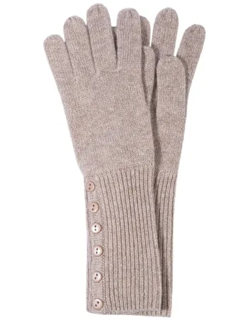 Ръкавици от 100% кашмир Weightless Luxury беж