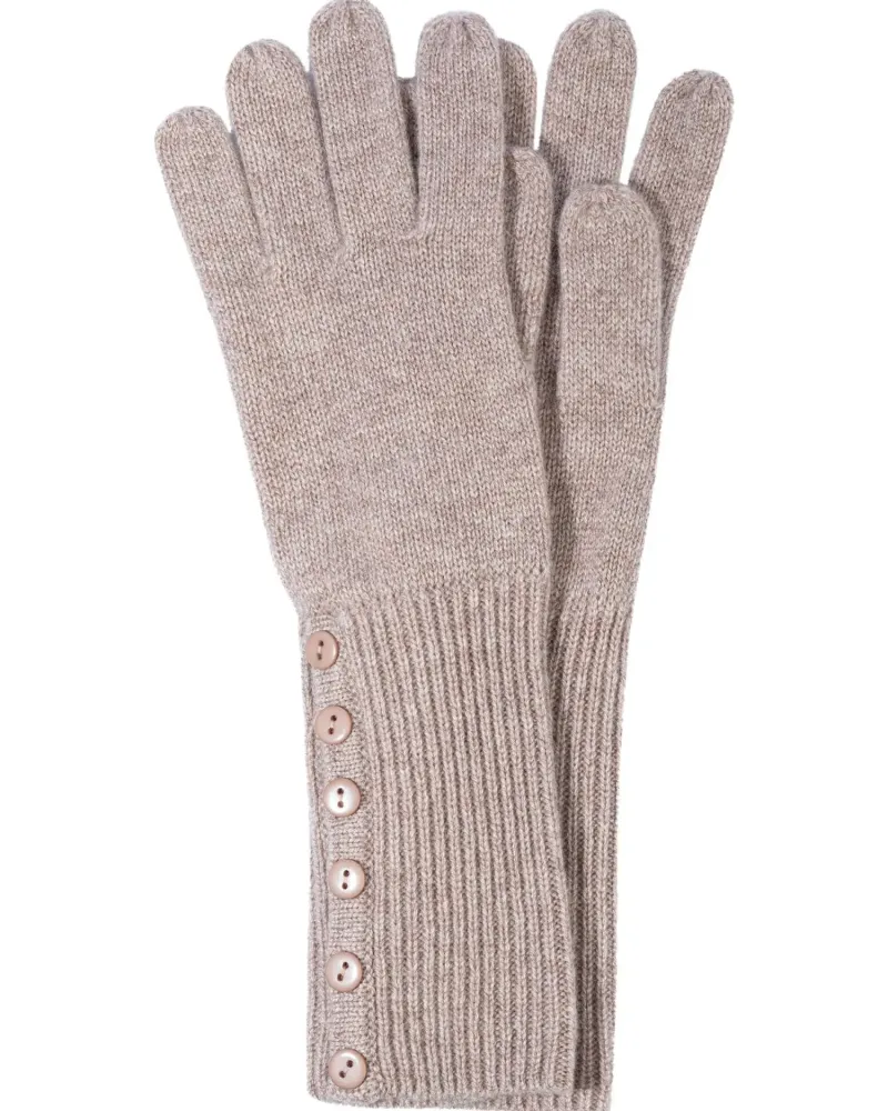 Ръкавици от 100% кашмир Weightless Luxury беж