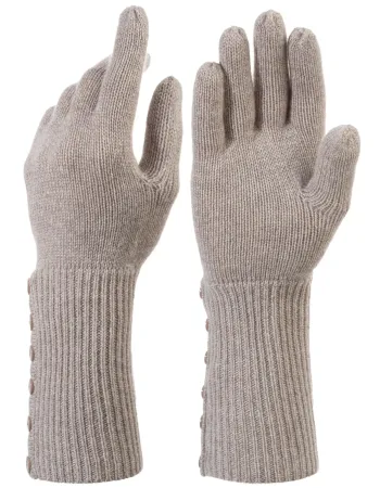 Ръкавици от 100% кашмир Weightless Luxury беж