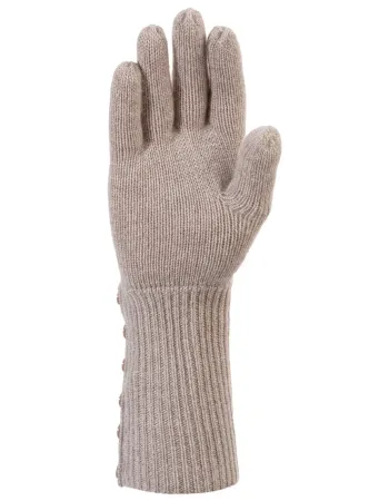 Ръкавици от 100% кашмир Weightless Luxury беж