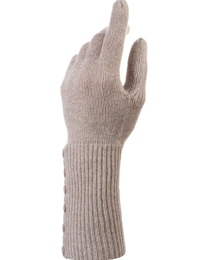 Ръкавици от 100% кашмир Weightless Luxury беж