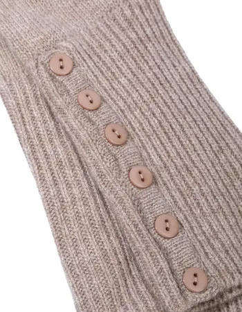 Ръкавици от 100% кашмир Weightless Luxury беж