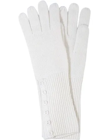 Ръкавици от 100% кашмир Weightless Luxury екрю