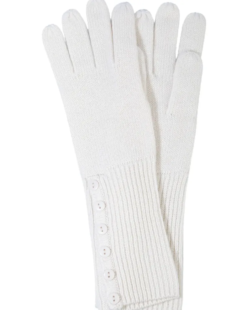 Ръкавици от 100% кашмир Weightless Luxury екрю