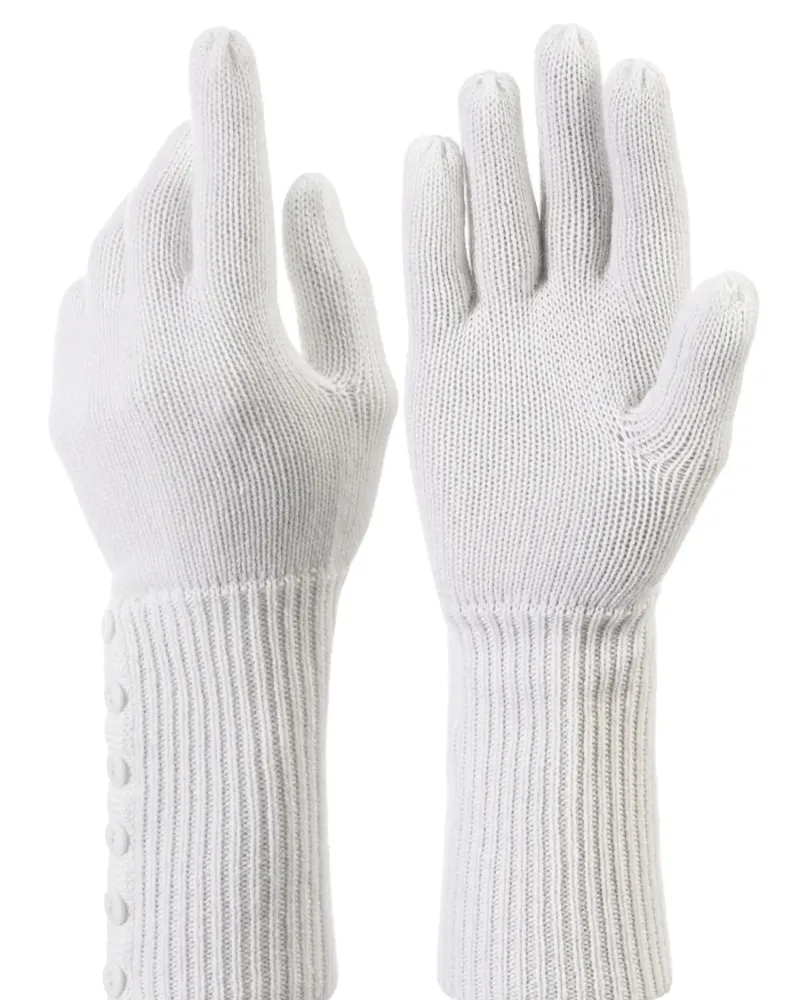 Ръкавици от 100% кашмир Weightless Luxury екрю