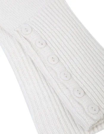 Ръкавици от 100% кашмир Weightless Luxury екрю