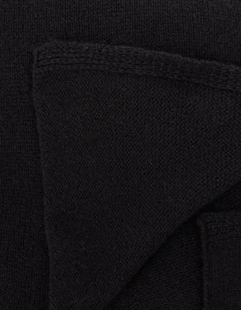 Черен шал от 100% кашмир Weightless Luxury
