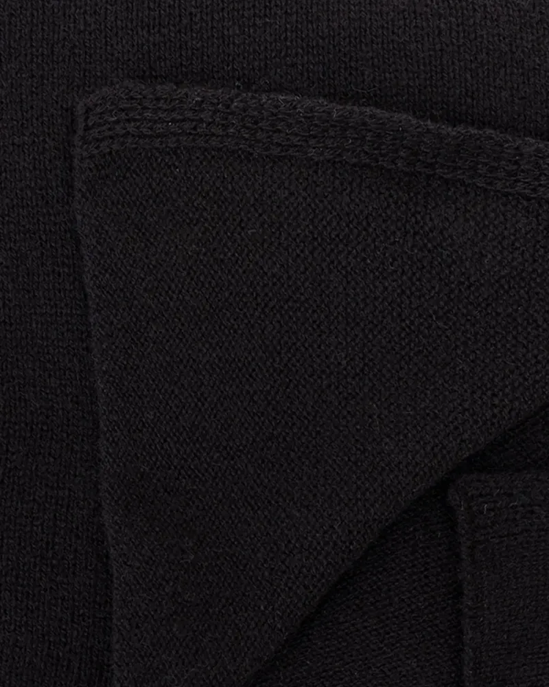 Черен шал от 100% кашмир Weightless Luxury