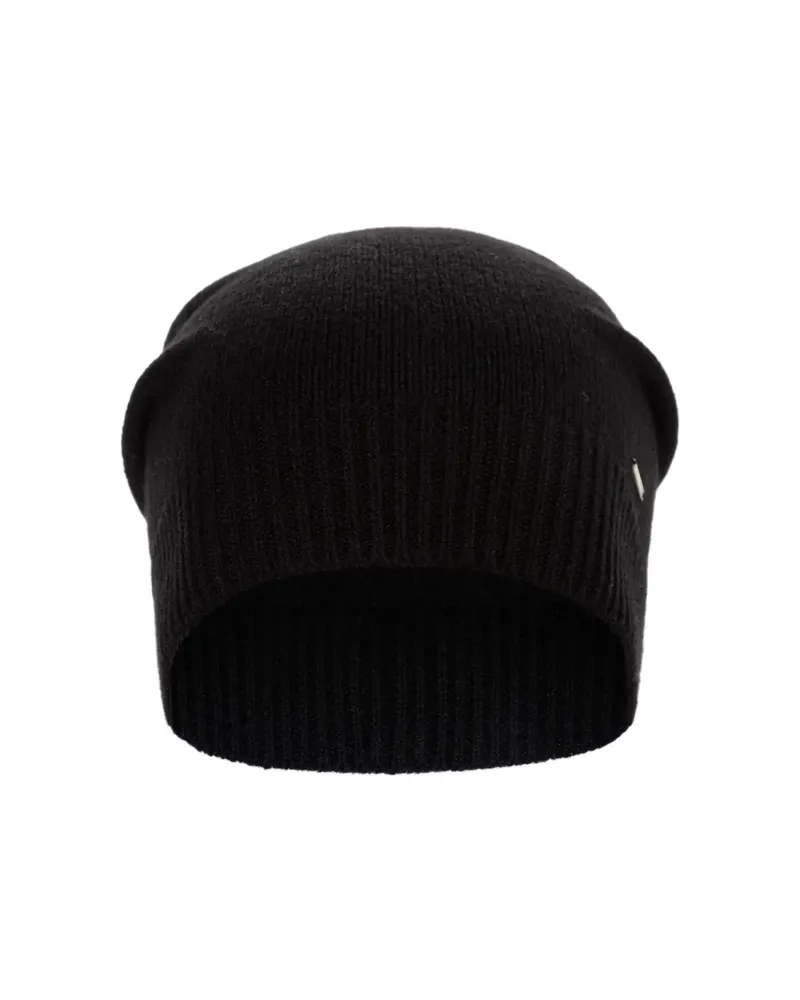 Черна шапка от 100% кашмир Weightless Luxury