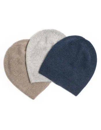 Сива шапка от 100% кашмир Weightless Luxury