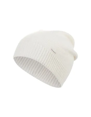 Шапка от 100% луксозен кашмир Weightless luxury екрю