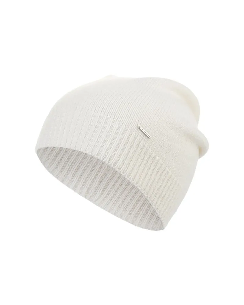 Шапка от 100% луксозен кашмир Weightless luxury екрю