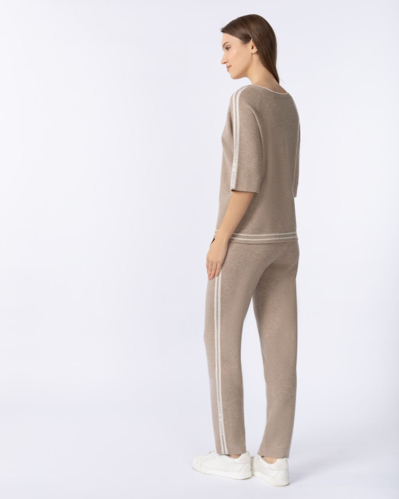 Кашмирен панталон Easy Glam беж