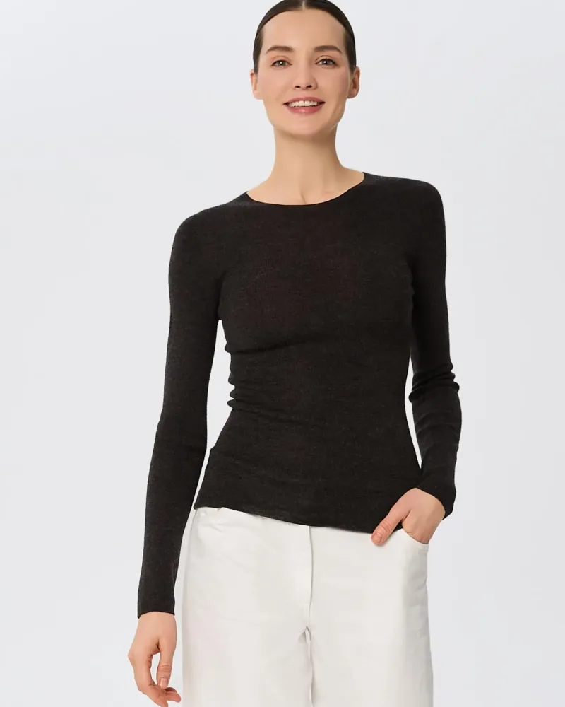 Блуза от мериносова вълна SHEER WHISPER