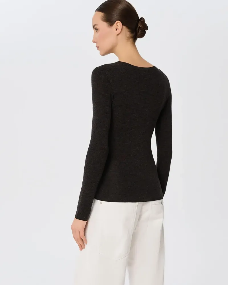 Блуза от мериносова вълна SHEER WHISPER