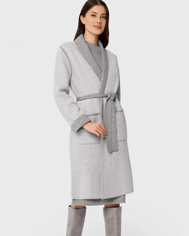 Жилетка от мериносова вълна и кашмир ETERNAL WAVES