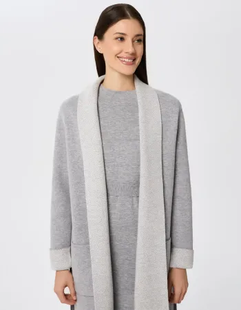 Жилетка от мериносова вълна и кашмир ETERNAL WAVES