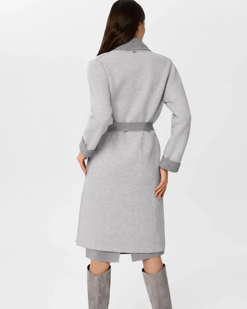 Жилетка от мериносова вълна и кашмир ETERNAL WAVES