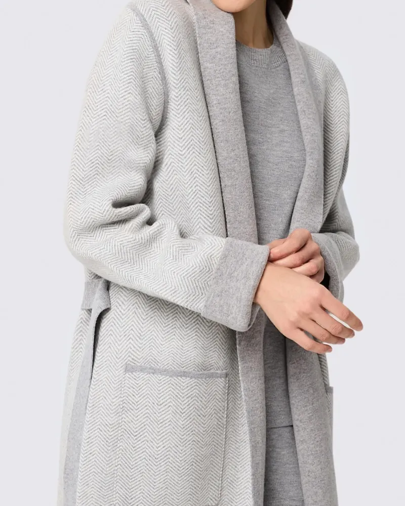 Жилетка от мериносова вълна и кашмир ETERNAL WAVES