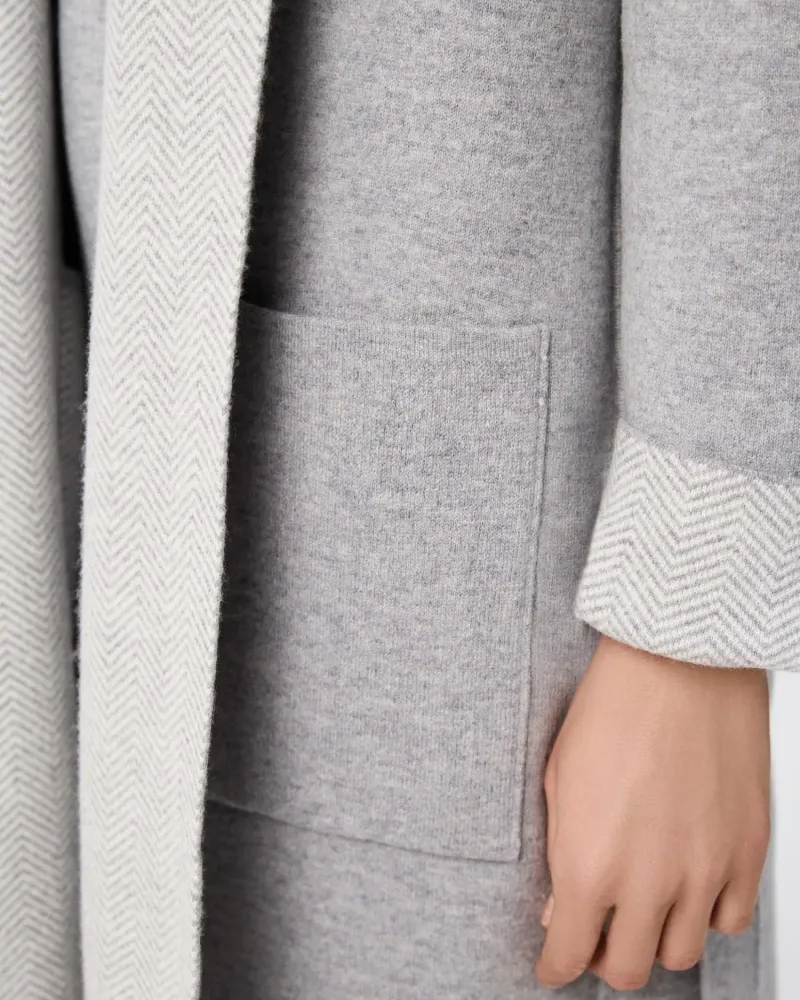 Жилетка от мериносова вълна и кашмир ETERNAL WAVES