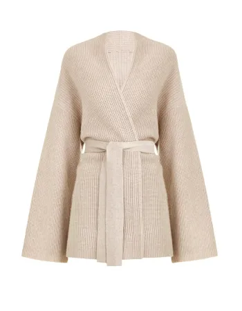 Жилетка от фин кашмир беж QUIET MOTION