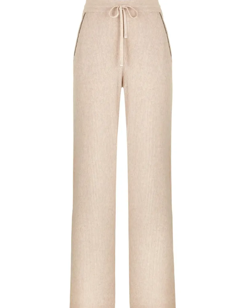 Кашмирен панталон беж QUIET MOTION